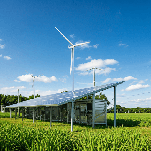 Solar and wind energy infrastructure